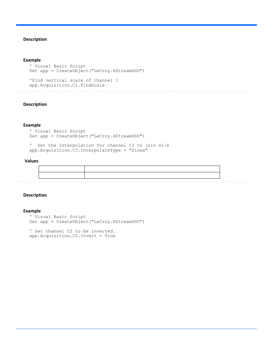 Teledyne LeCroy WavePro Automation Command User Manual | Page 32 / 667