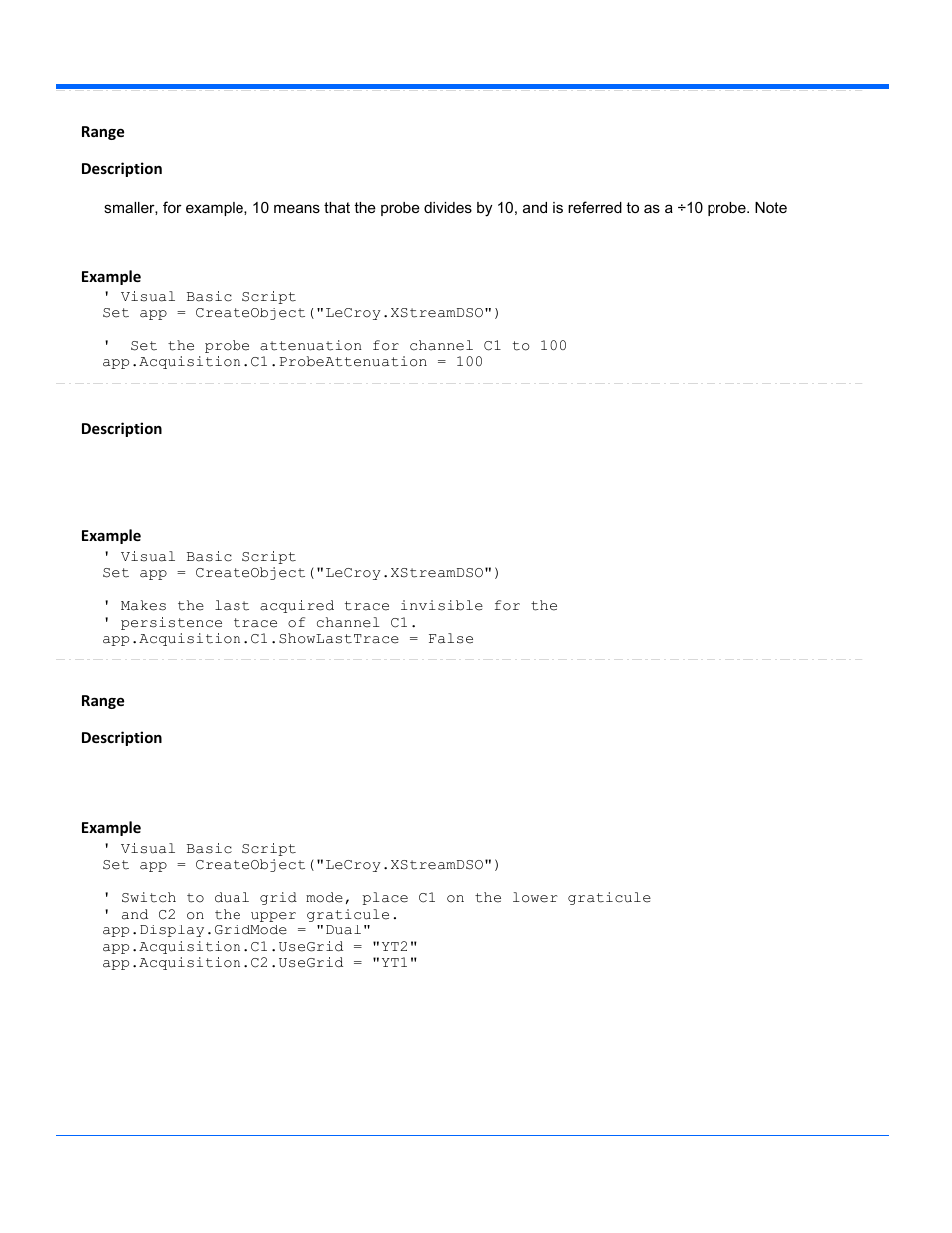Teledyne LeCroy WavePro Automation Command User Manual | Page 36 / 667