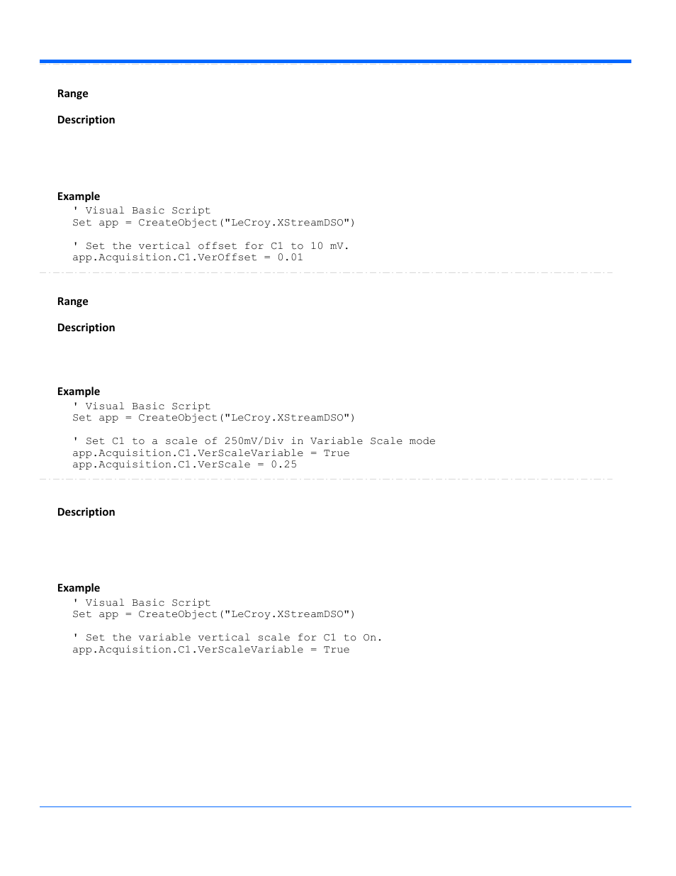 Teledyne LeCroy WavePro Automation Command User Manual | Page 37 / 667