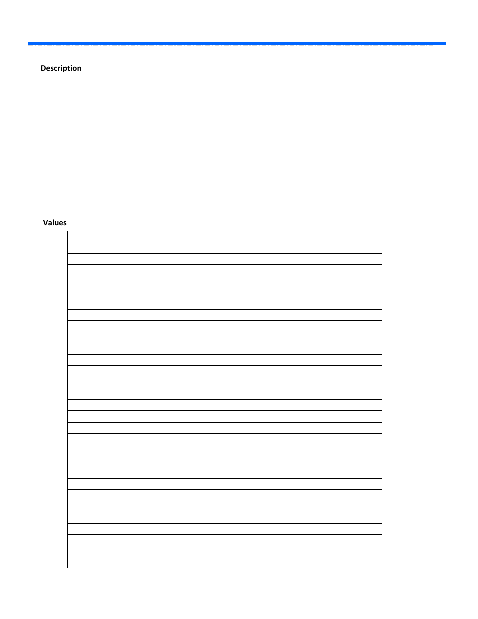 Signaltype, Description values | Teledyne LeCroy WavePro Automation Command User Manual | Page 389 / 667