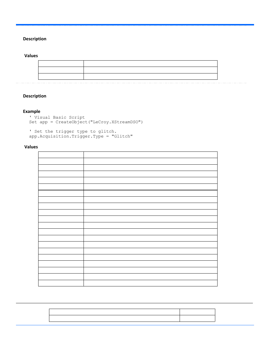 Edge | Teledyne LeCroy WavePro Automation Command User Manual | Page 47 / 667