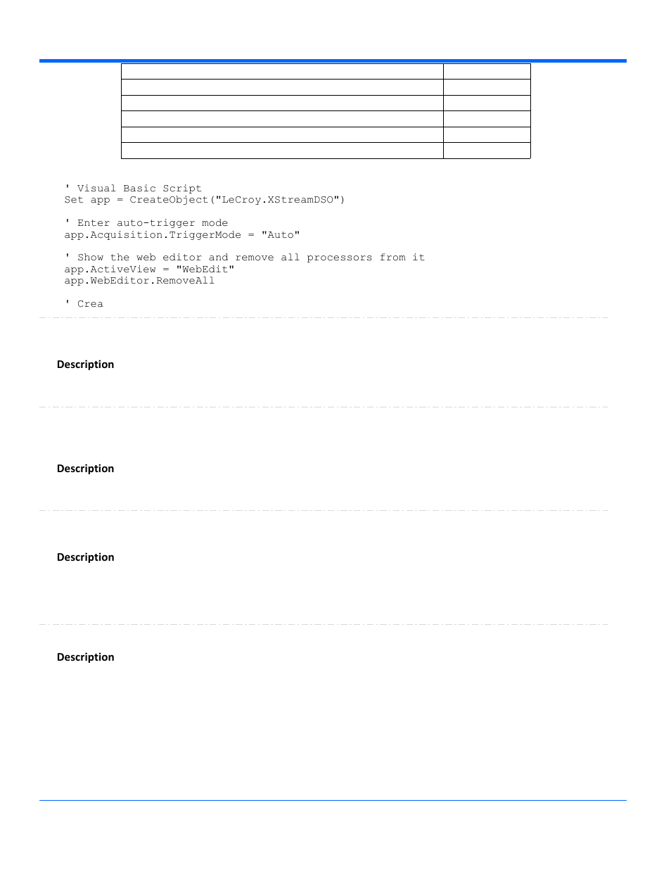 Teledyne LeCroy WavePro Automation Command User Manual | Page 485 / 667