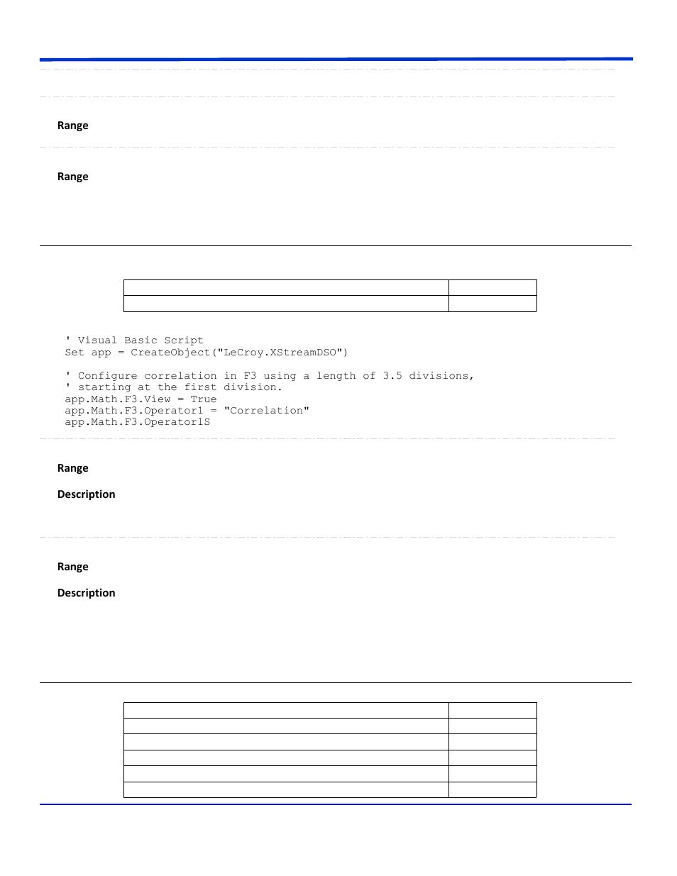 Correlation, Ctle | Teledyne LeCroy WavePro Automation Command User Manual | Page 506 / 667