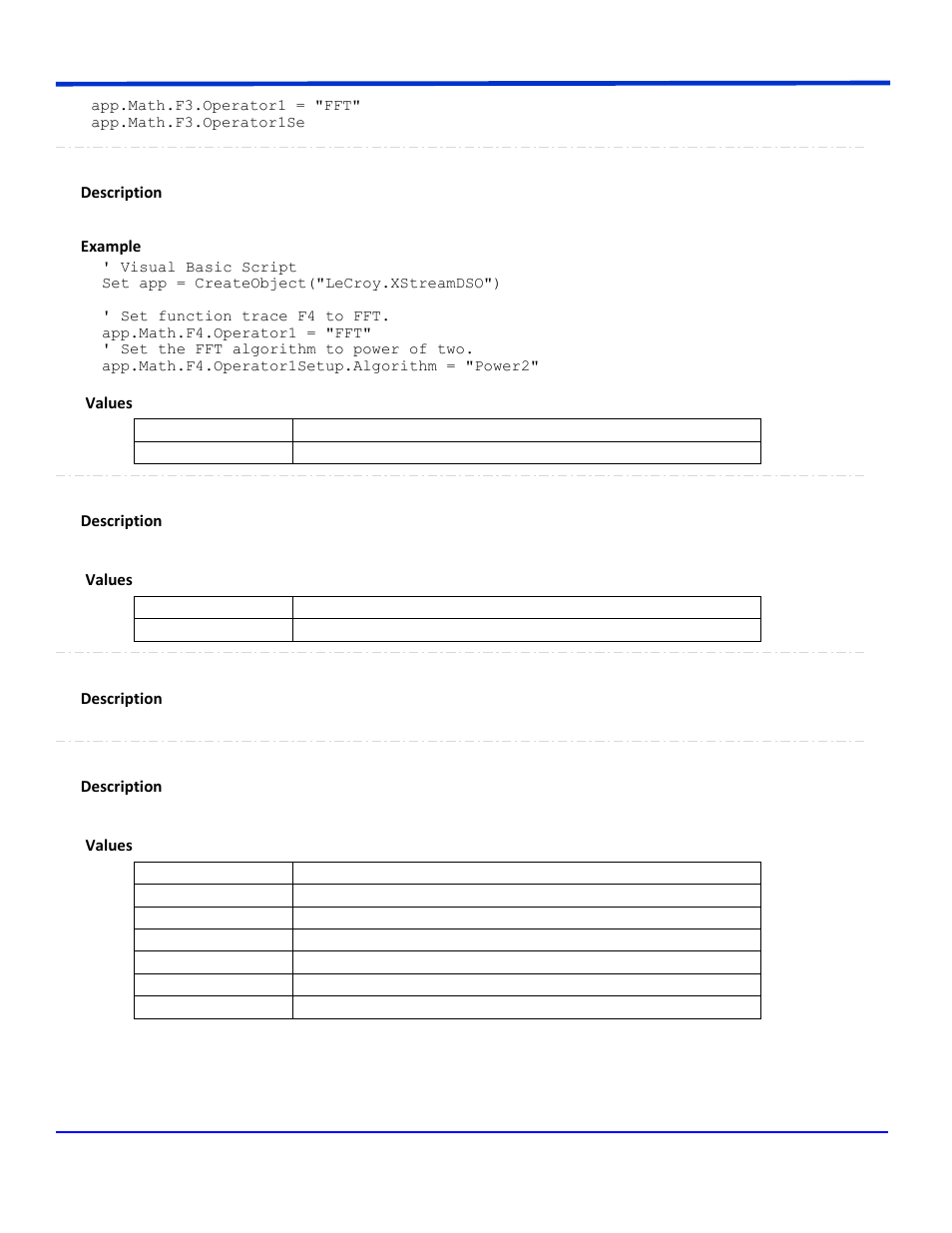 Teledyne LeCroy WavePro Automation Command User Manual | Page 516 / 667