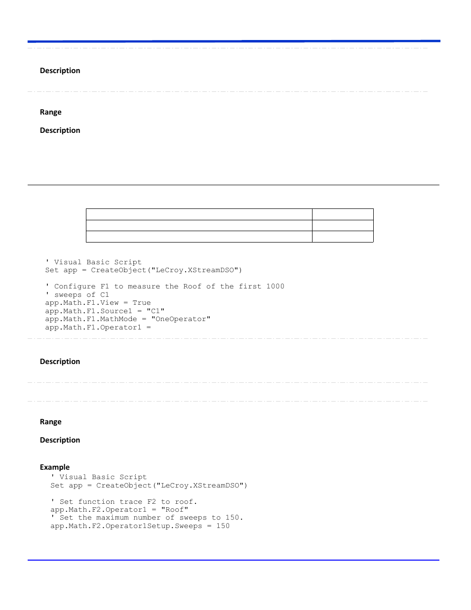 Roof, Segmentselect 2-45 | Teledyne LeCroy WavePro Automation Command User Manual | Page 544 / 667