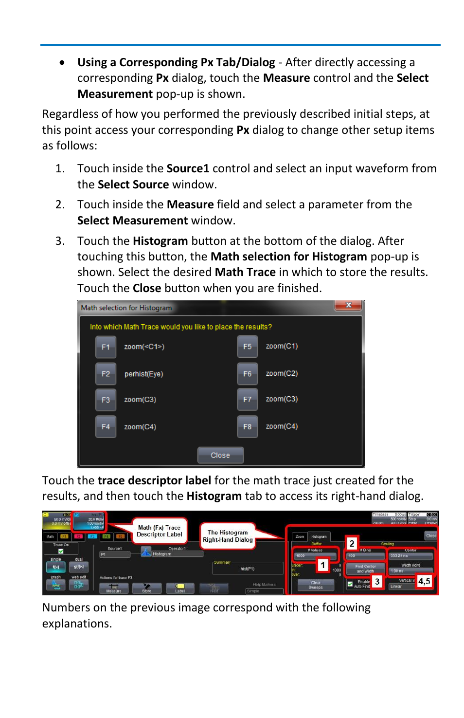 Getting started manual | Teledyne LeCroy WaveMaster 8 Zi_Zi-A User Manual | Page 109 / 190