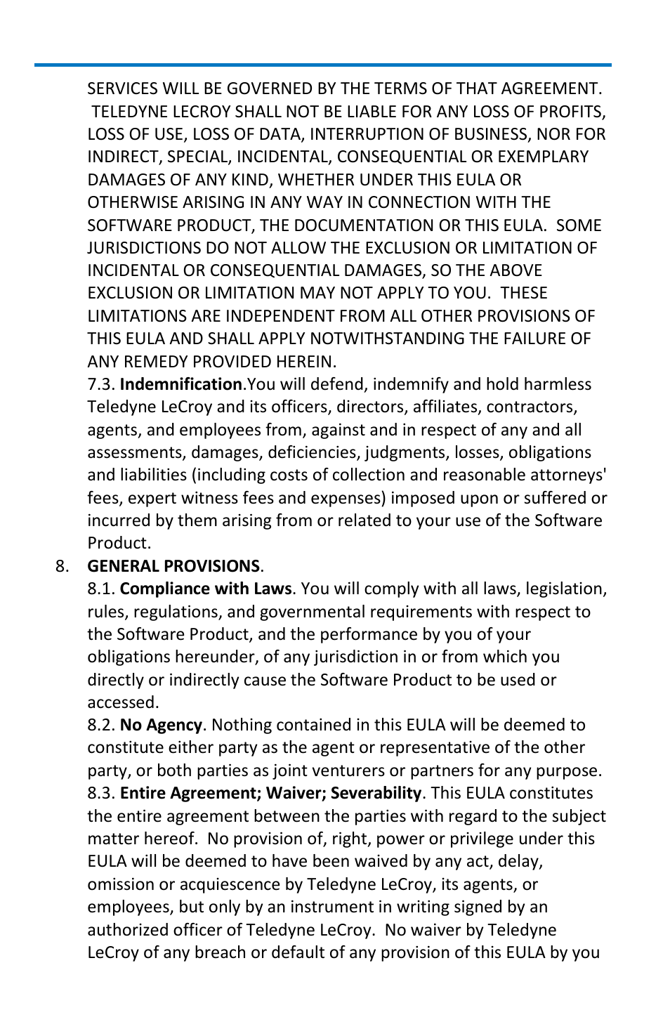 Wavemaster 8 zi/zi-a oscilloscopes | Teledyne LeCroy WaveMaster 8 Zi_Zi-A User Manual | Page 180 / 190