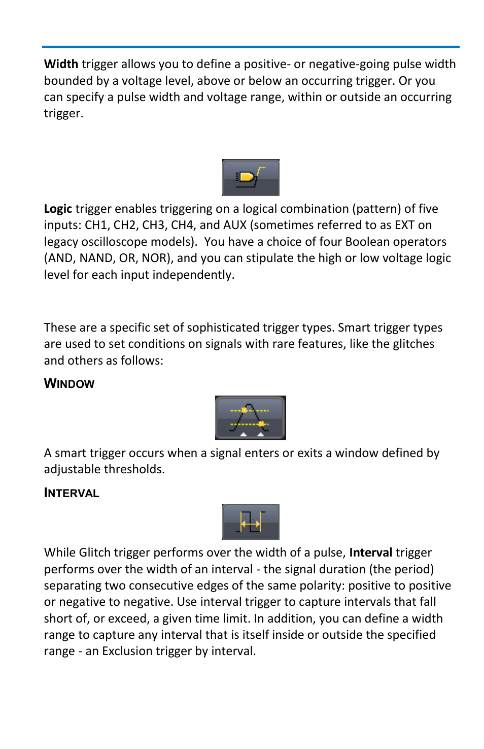 Pattern (logic), Smart | Teledyne LeCroy WaveMaster 8 Zi_Zi-A User Manual | Page 71 / 190