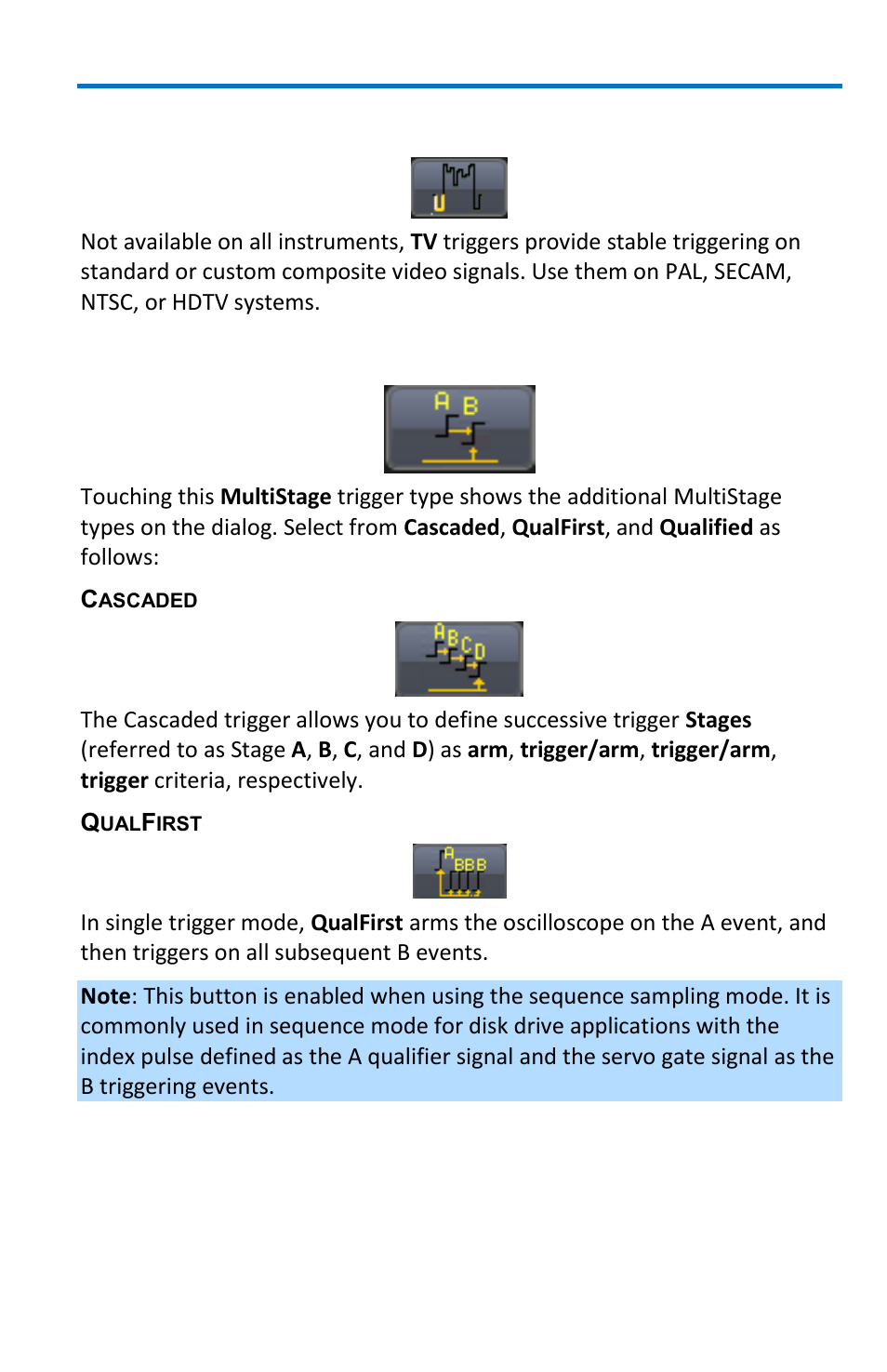 Mulitstage | Teledyne LeCroy WaveMaster 8 Zi_Zi-A User Manual | Page 73 / 190
