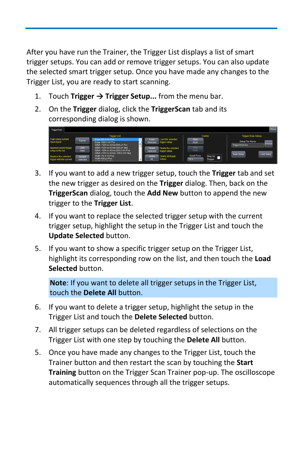 Starting triggerscan | Teledyne LeCroy WaveMaster 8 Zi_Zi-A User Manual | Page 83 / 190
