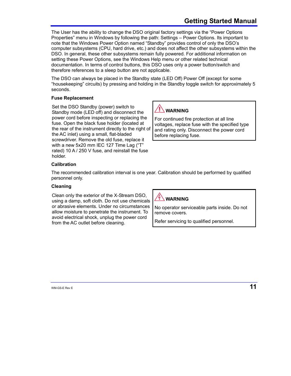 Getting started manual | Teledyne LeCroy WaveMaster 8000A User Manual | Page 13 / 46