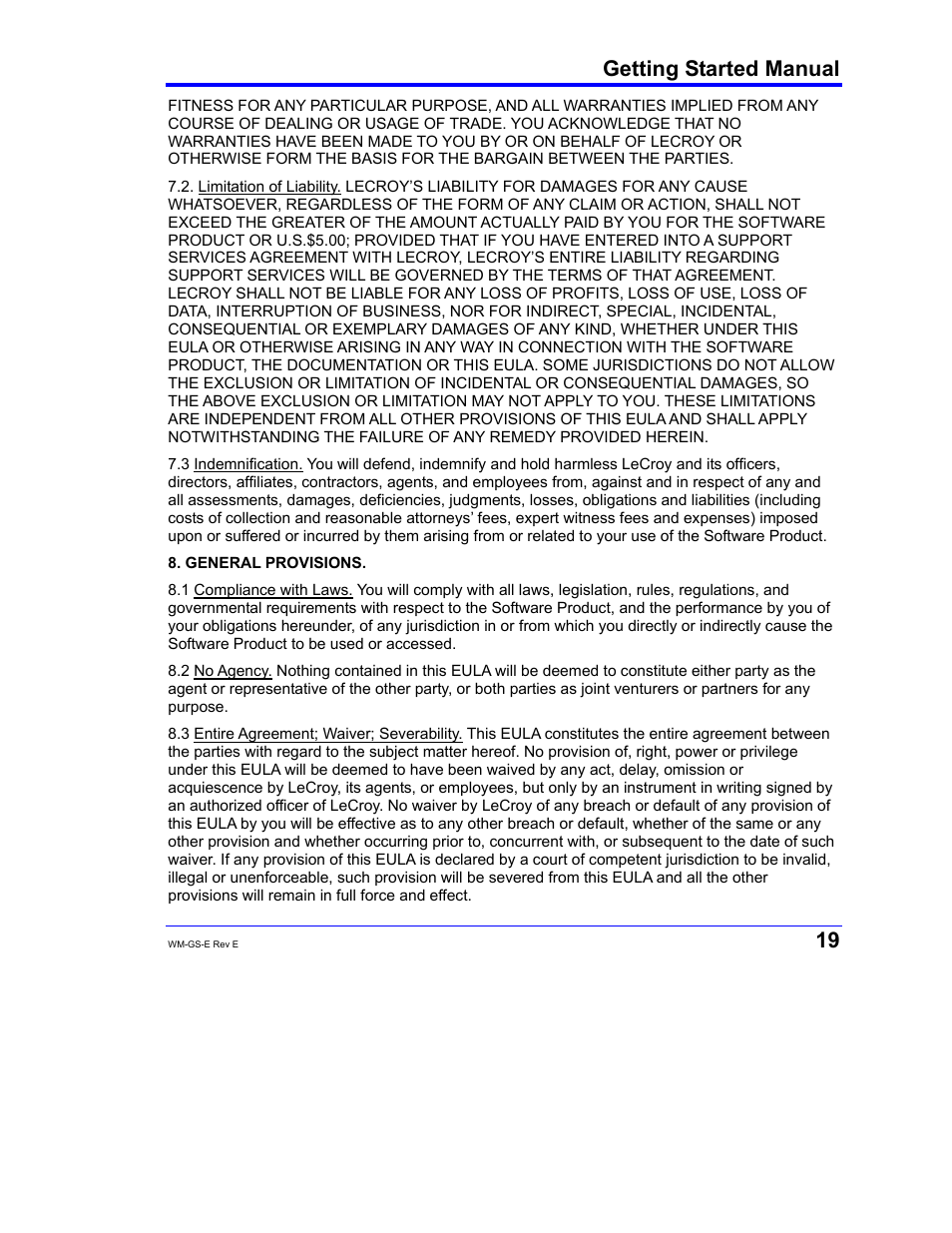 Teledyne LeCroy WaveMaster 8000A User Manual | Page 21 / 46