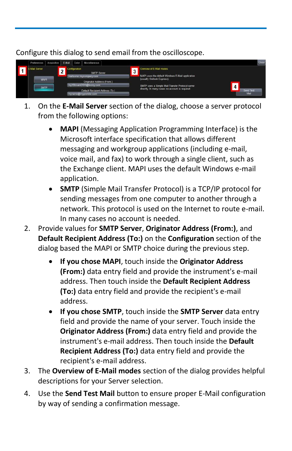 E-mail | Teledyne LeCroy WavePro 7 Zi_Zi-A User Manual | Page 158 / 188