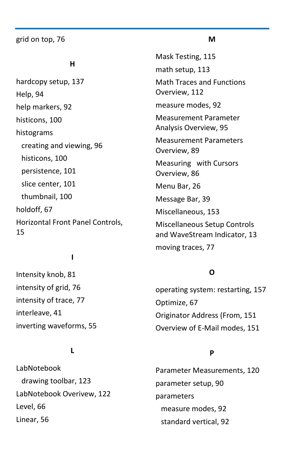 Teledyne LeCroy WavePro 7 Zi_Zi-A User Manual | Page 182 / 188