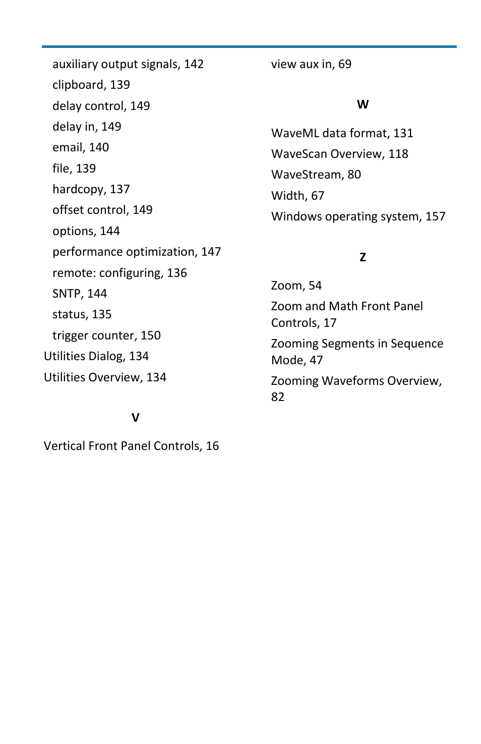 Teledyne LeCroy WavePro 7 Zi_Zi-A User Manual | Page 185 / 188