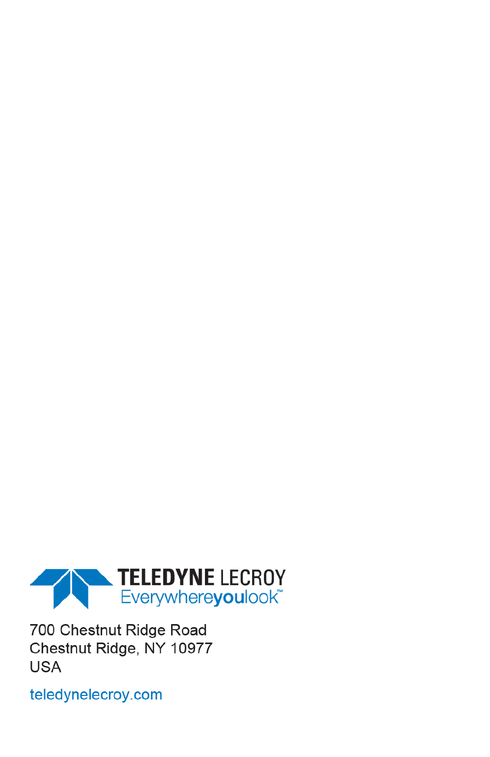 Teledyne LeCroy WavePro 7 Zi_Zi-A User Manual | Page 188 / 188