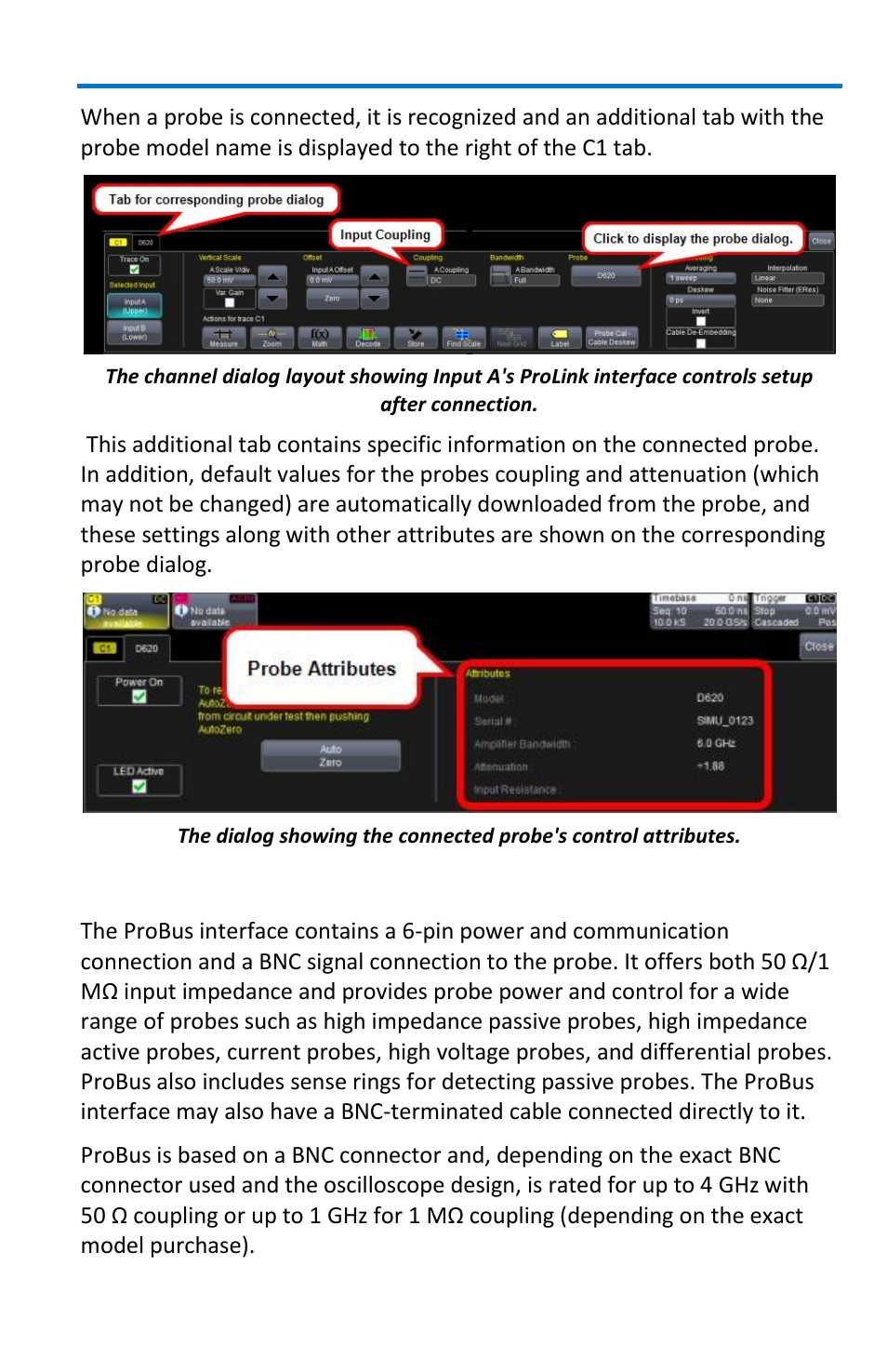 Probus interface | Teledyne LeCroy WavePro 7 Zi_Zi-A User Manual | Page 29 / 188