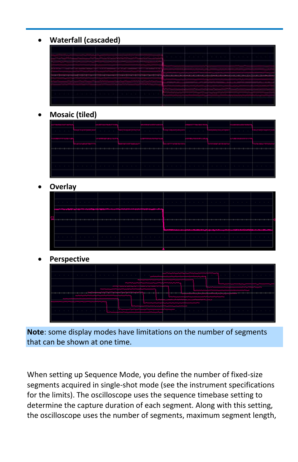 Sequence mode setup | Teledyne LeCroy WavePro 7 Zi_Zi-A User Manual | Page 53 / 188