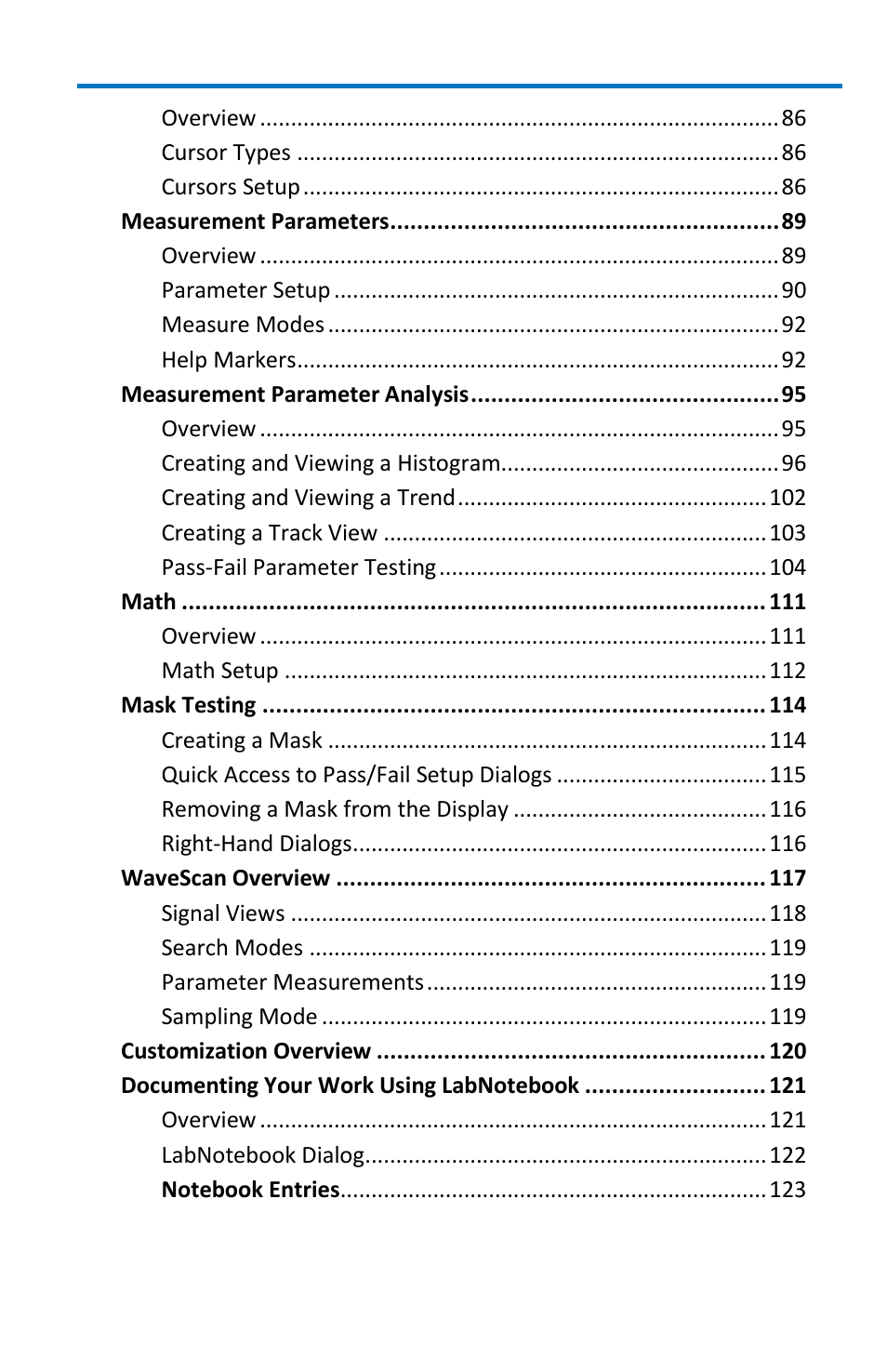 Teledyne LeCroy WavePro 7 Zi_Zi-A User Manual | Page 7 / 188