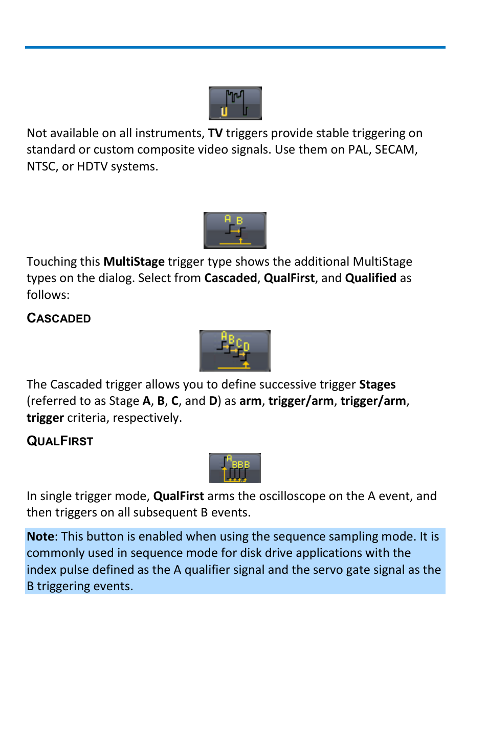 Mulitstage | Teledyne LeCroy WavePro 7 Zi_Zi-A User Manual | Page 70 / 188