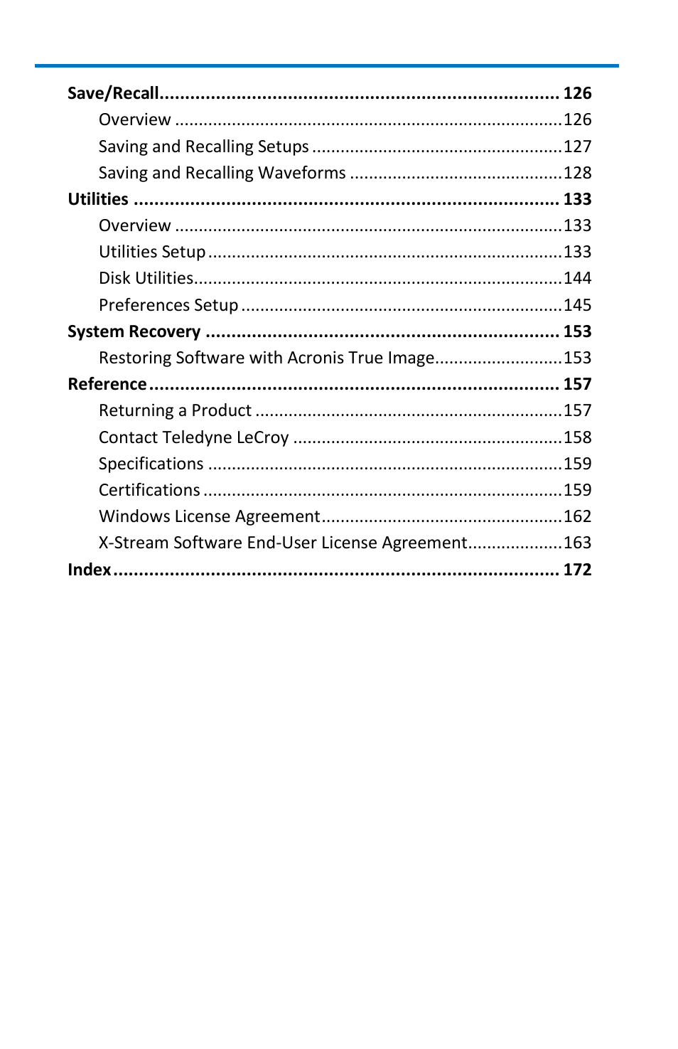 Teledyne LeCroy WavePro 7 Zi_Zi-A User Manual | Page 8 / 188