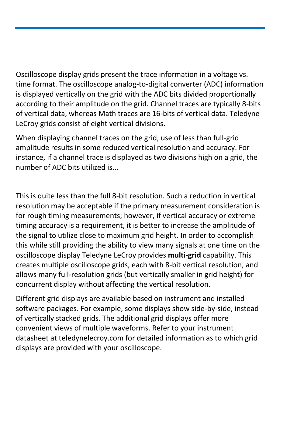 Viewing waveforms, Display | Teledyne LeCroy WavePro 7 Zi_Zi-A User Manual | Page 82 / 188