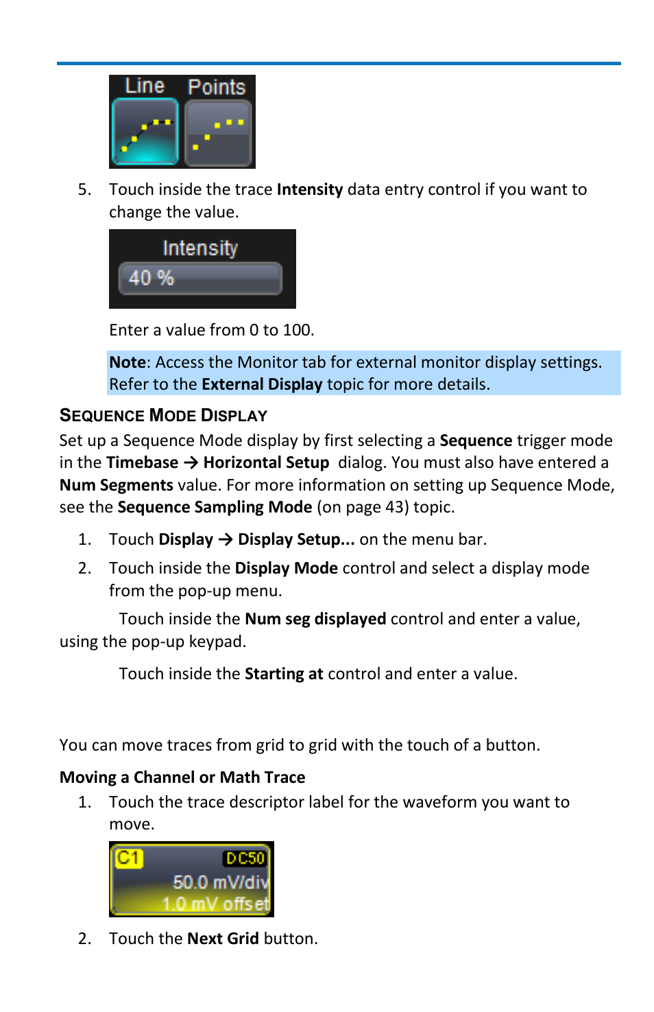 Moving traces from grid to grid | Teledyne LeCroy WavePro 7 Zi_Zi-A User Manual | Page 85 / 188