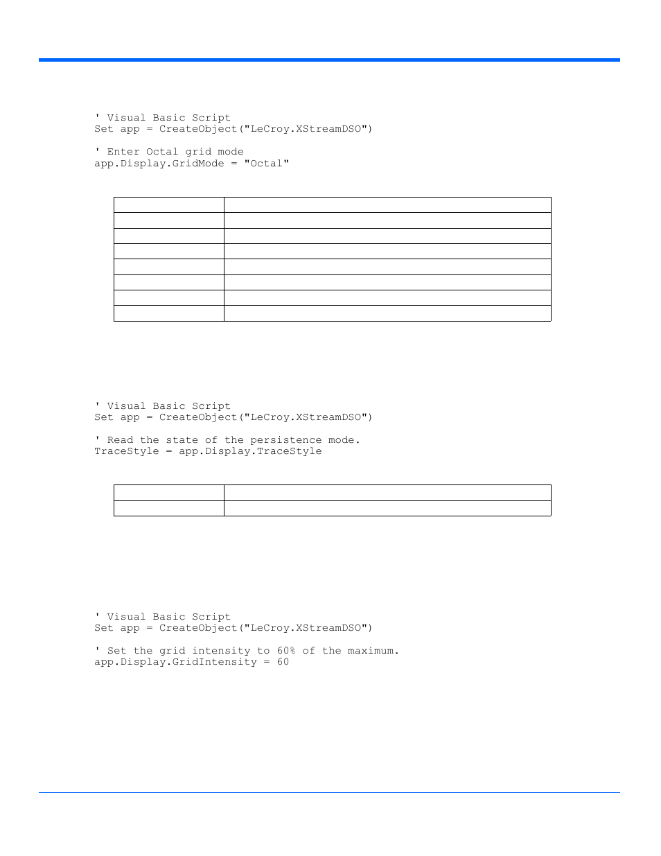 Chapter three, Control reference | Teledyne LeCroy WaveExpert series Automation Manual User Manual | Page 101 / 285