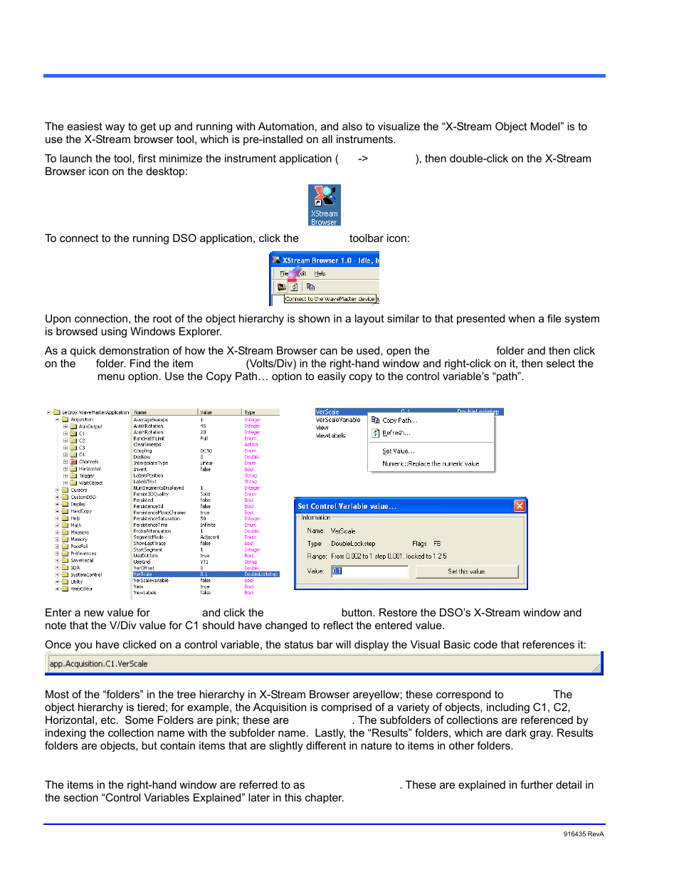 Introduction to the x-stream browser | Teledyne LeCroy WaveExpert series Automation Manual User Manual | Page 16 / 285