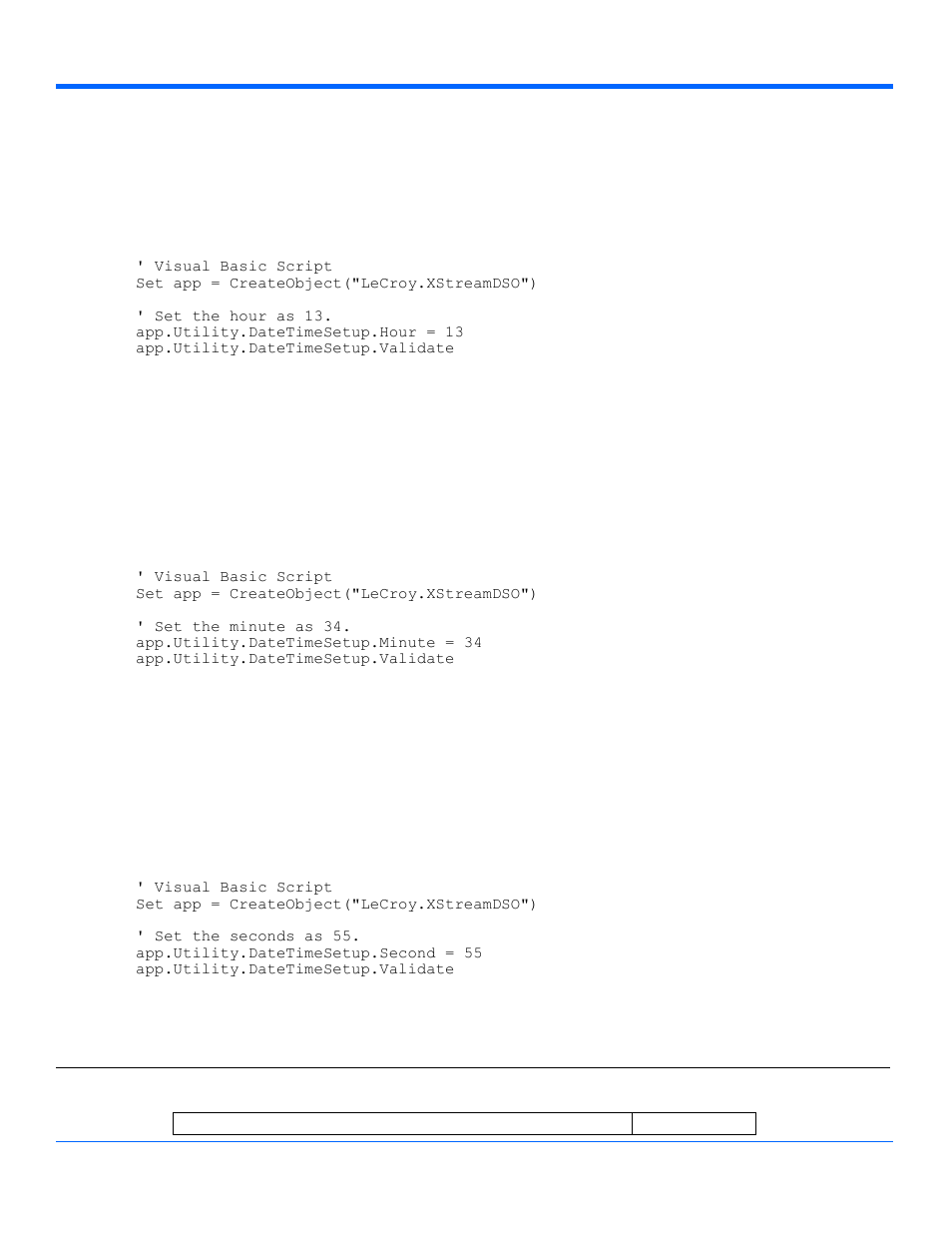 Options, Chapter three | Teledyne LeCroy WaveExpert series Automation Manual User Manual | Page 184 / 285