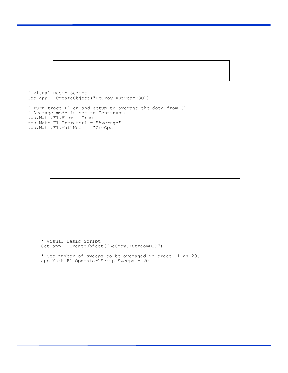 10_xstreamautomation_ch4_processorreference, Chapter four, Average | Teledyne LeCroy WaveExpert series Automation Manual User Manual | Page 205 / 285