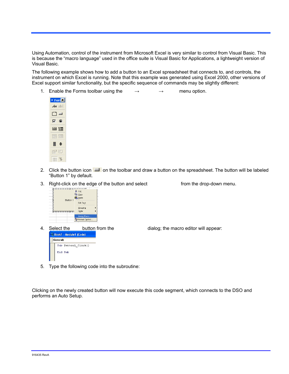 From ms office (excel), Overview | Teledyne LeCroy WaveExpert series Automation Manual User Manual | Page 23 / 285