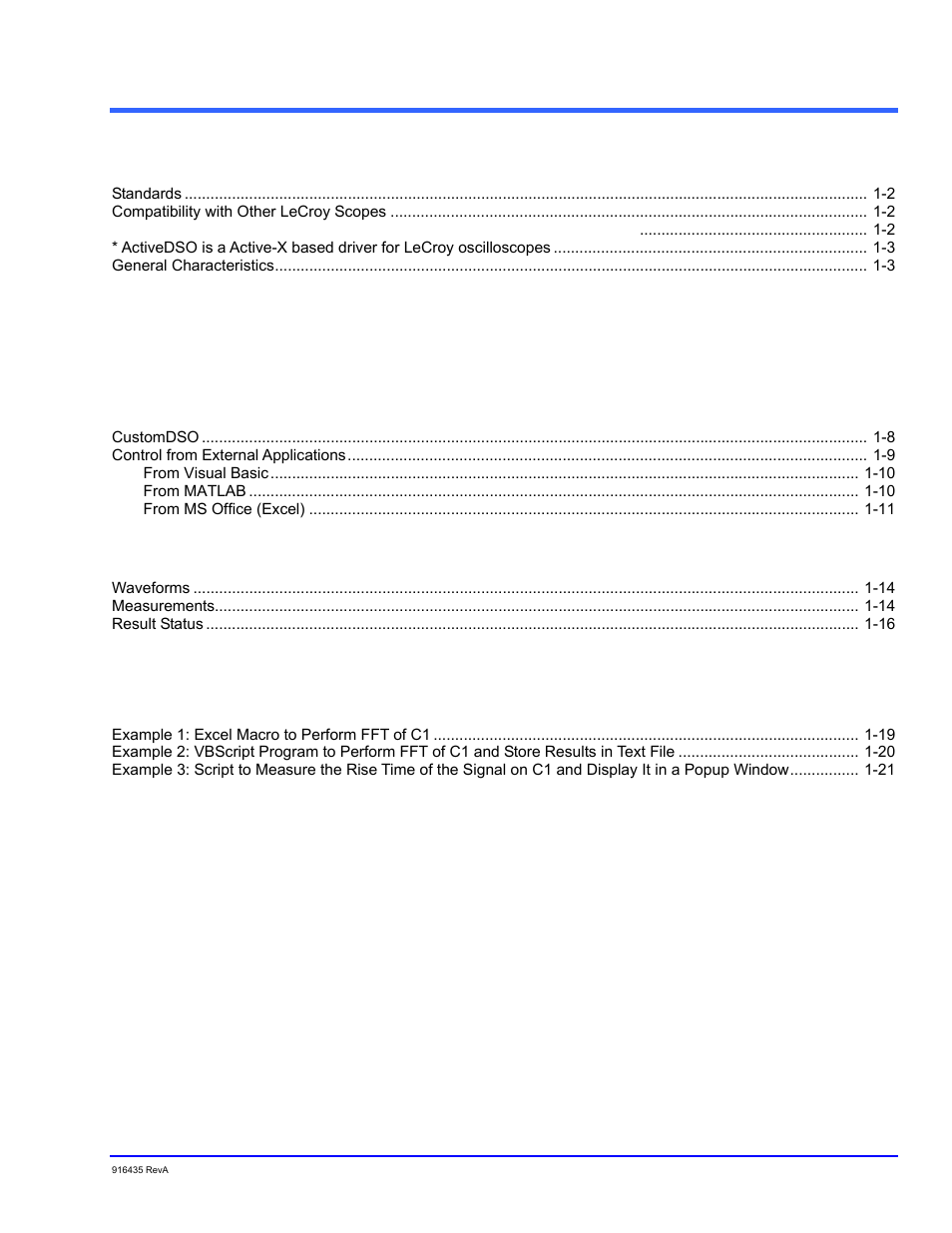 02_xstreamautomation_toc_ch1_aboutautomation, Chapter 1: about automation | Teledyne LeCroy WaveExpert series Automation Manual User Manual | Page 3 / 285