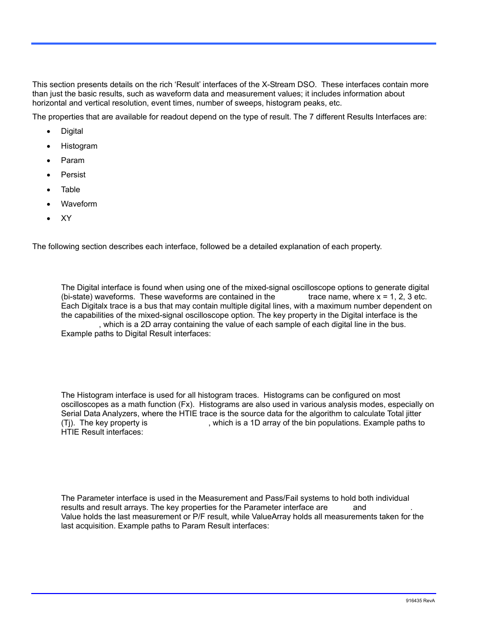 Introduction, Digital, Histogram | Param | Teledyne LeCroy WaveExpert series Automation Manual User Manual | Page 38 / 285