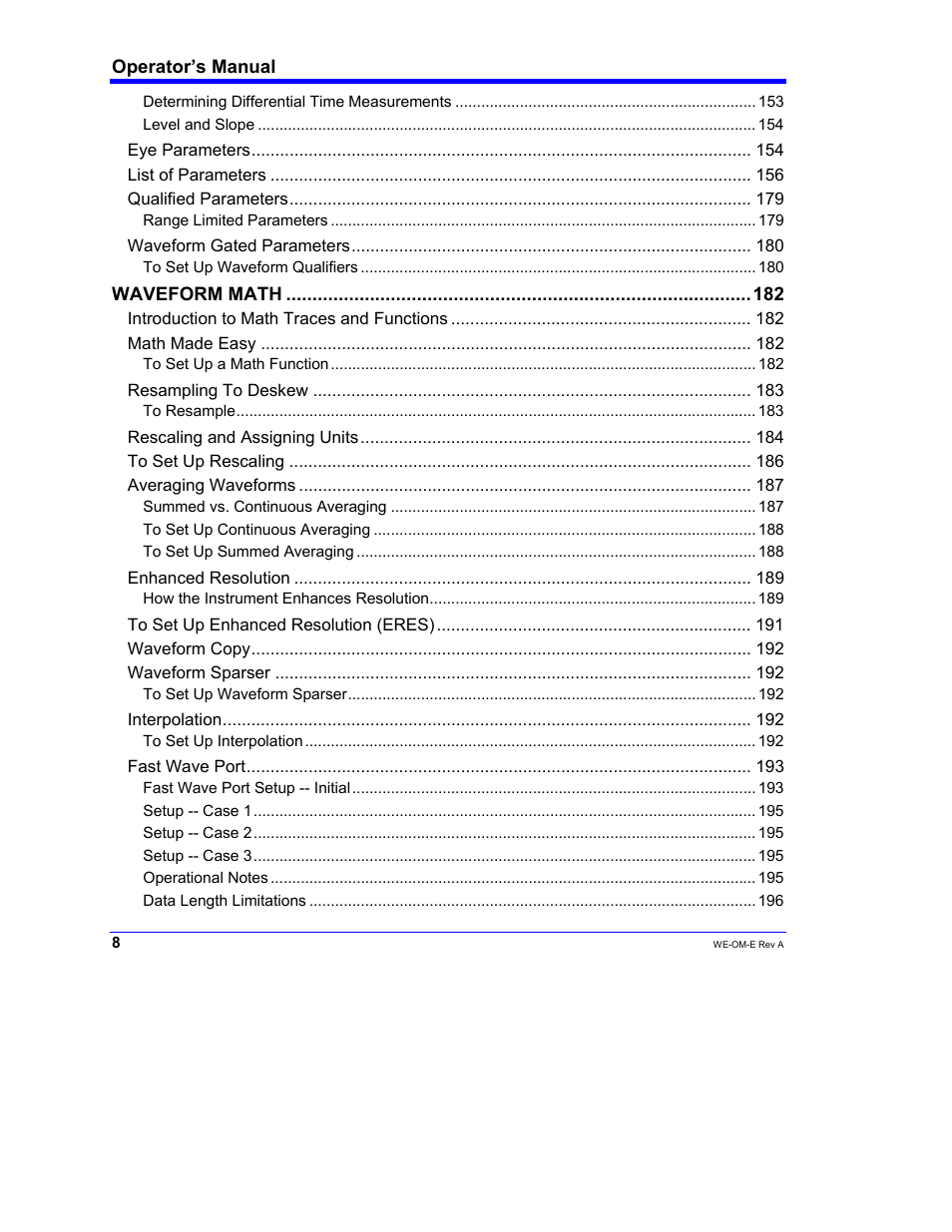 Teledyne LeCroy WaveExpert 100H Operators Manual User Manual | Page 10 / 348