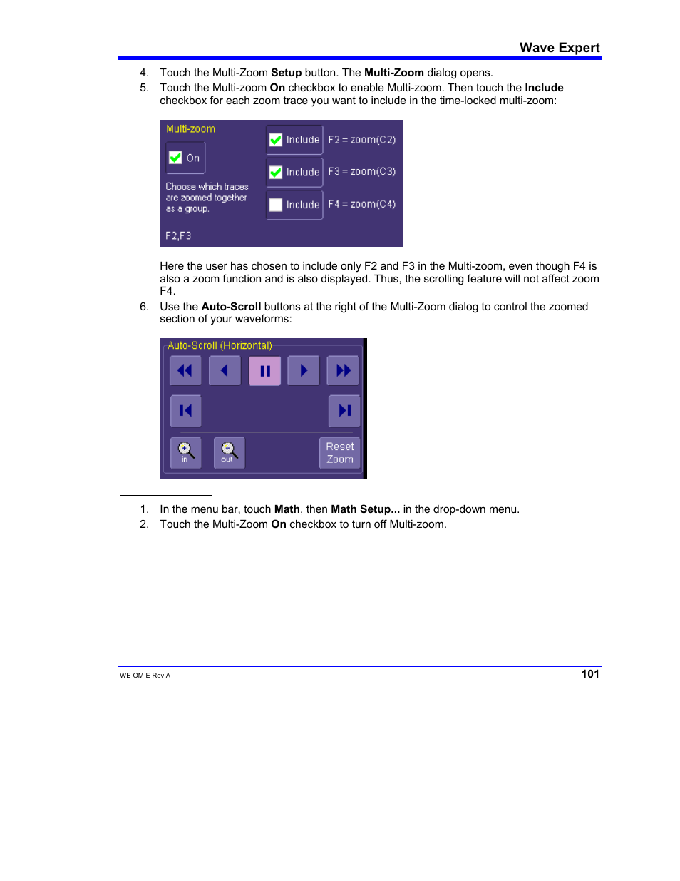 Teledyne LeCroy WaveExpert 100H Operators Manual User Manual | Page 103 / 348