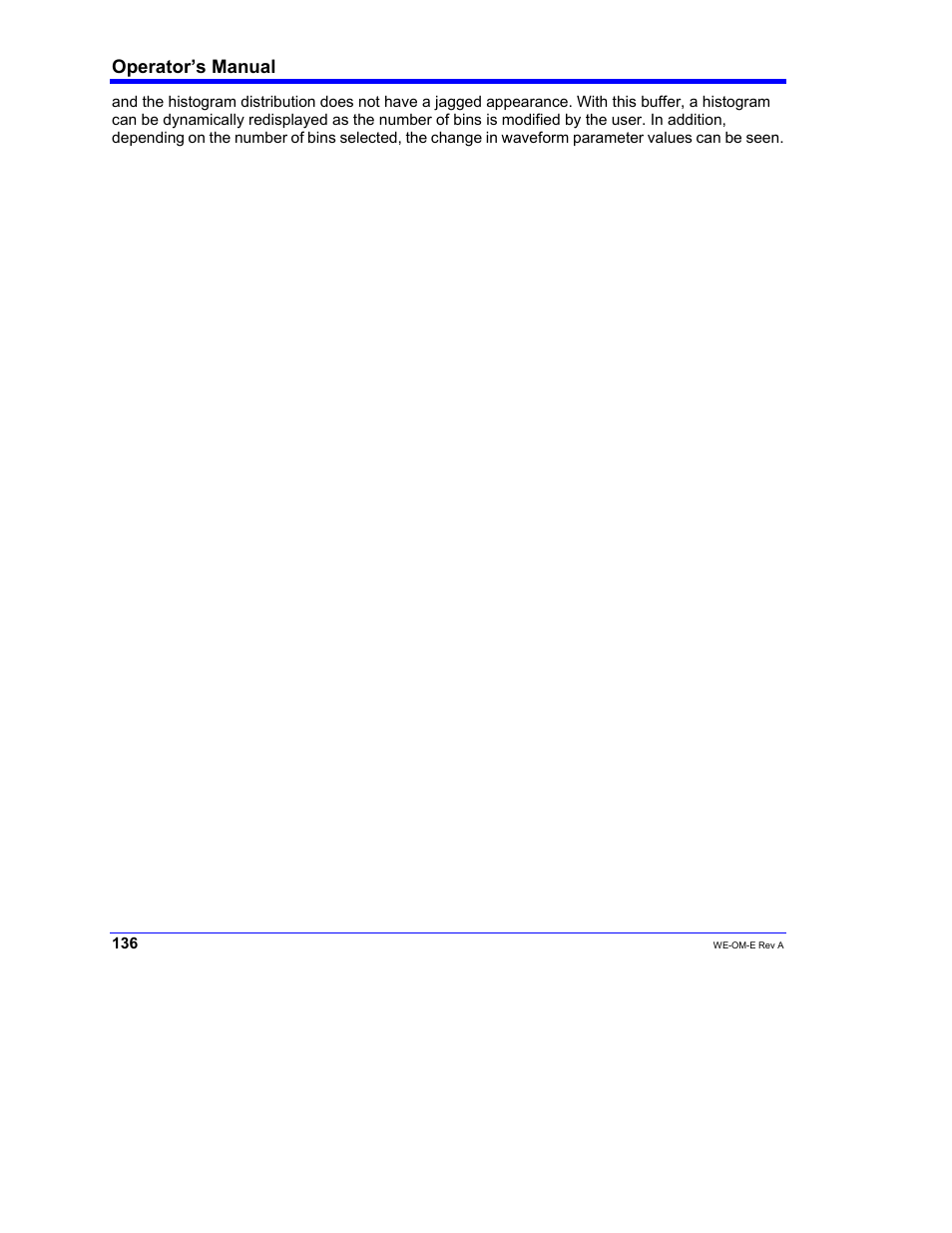 Operator’s manual | Teledyne LeCroy WaveExpert 100H Operators Manual User Manual | Page 138 / 348