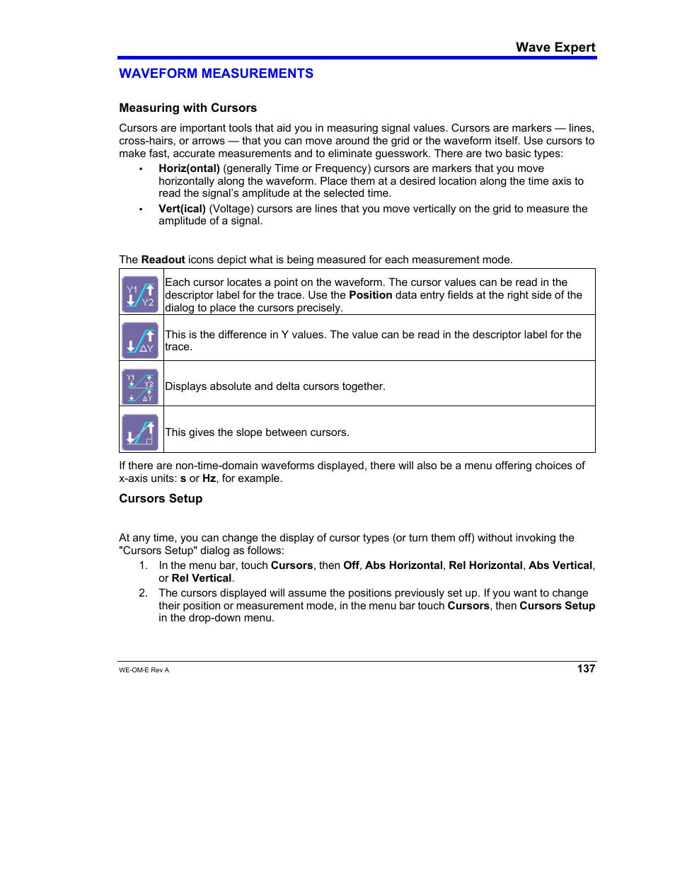 Teledyne LeCroy WaveExpert 100H Operators Manual User Manual | Page 139 / 348