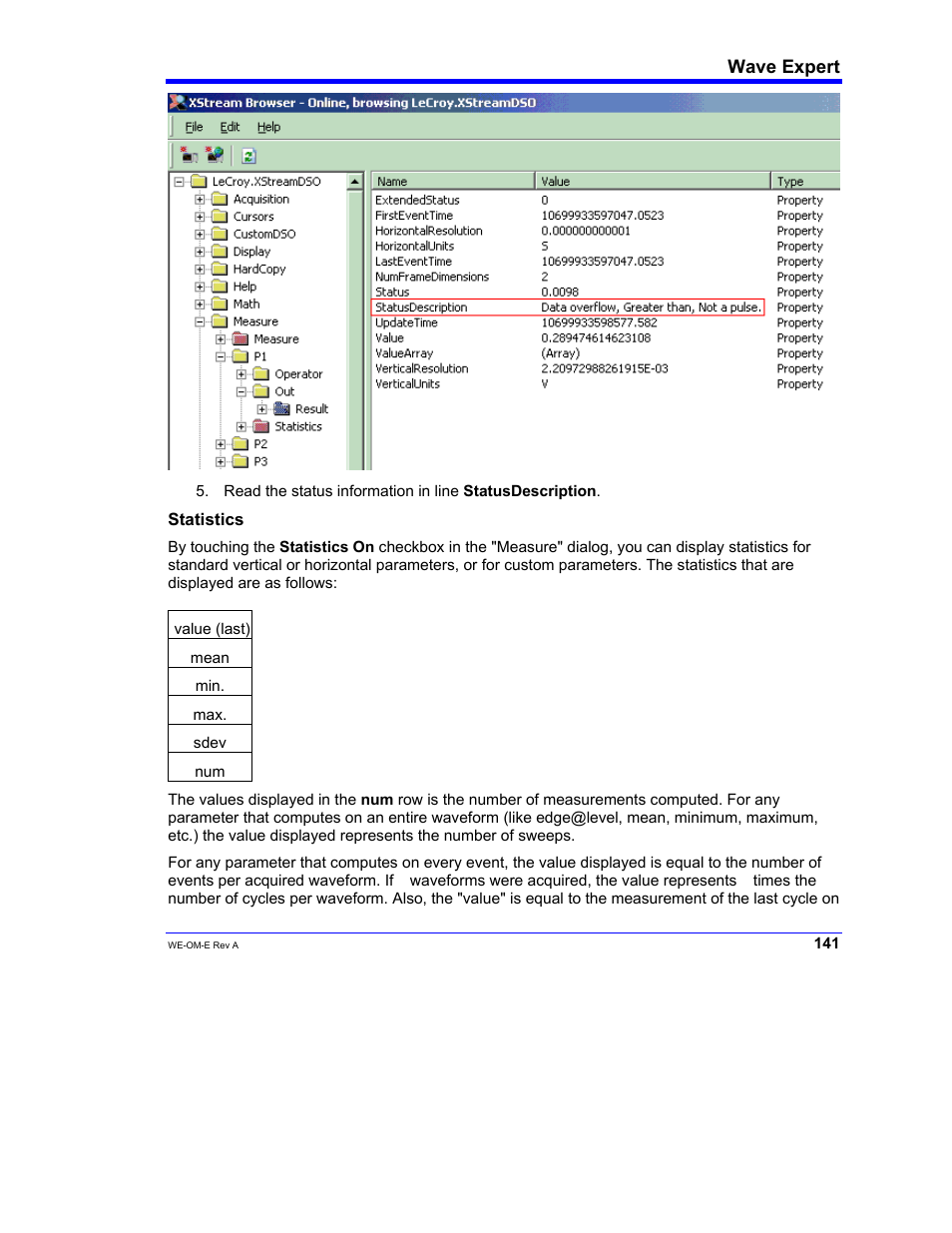 Teledyne LeCroy WaveExpert 100H Operators Manual User Manual | Page 143 / 348