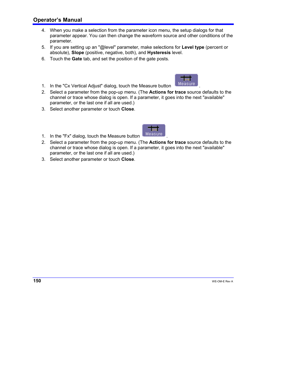 Teledyne LeCroy WaveExpert 100H Operators Manual User Manual | Page 152 / 348