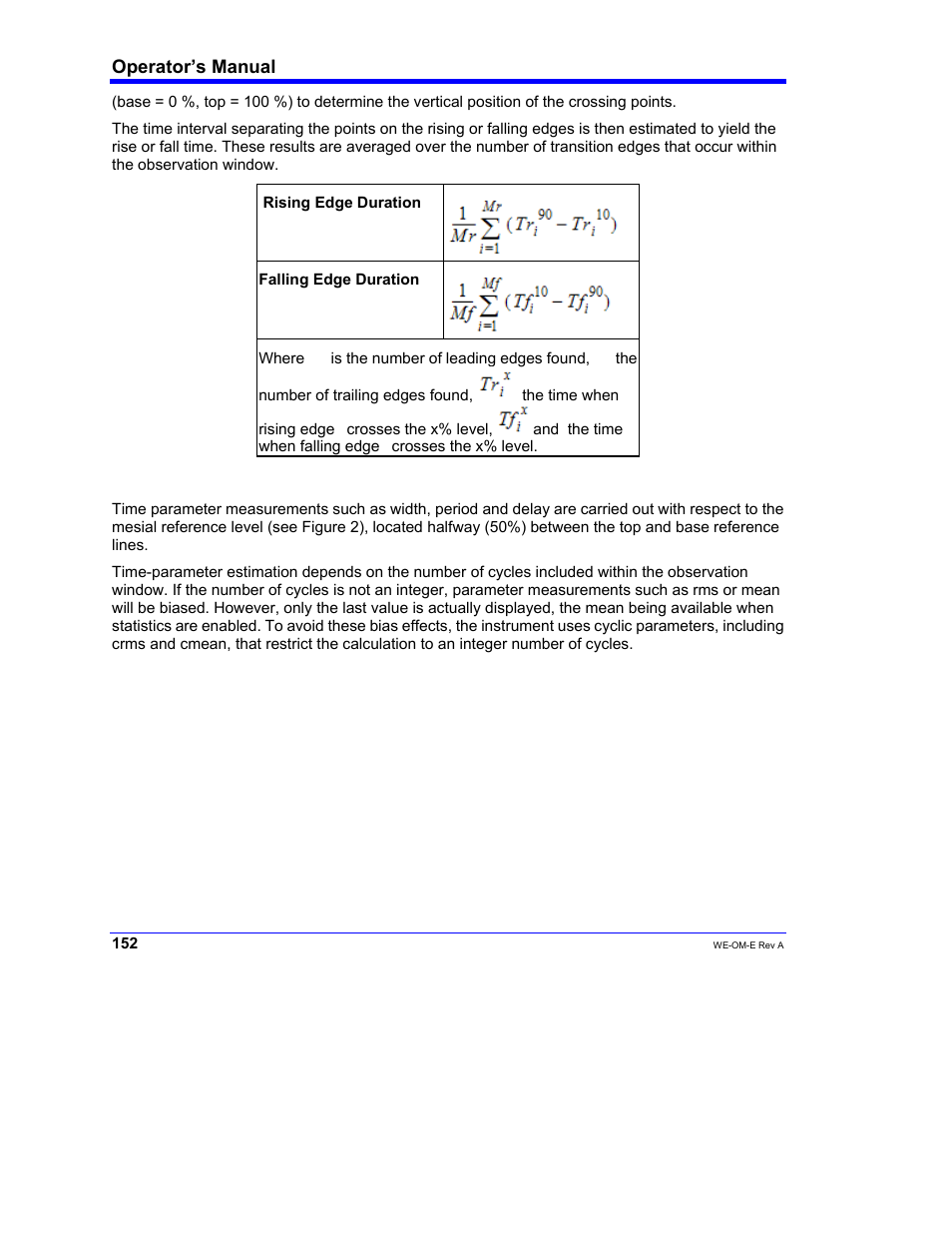 Teledyne LeCroy WaveExpert 100H Operators Manual User Manual | Page 154 / 348