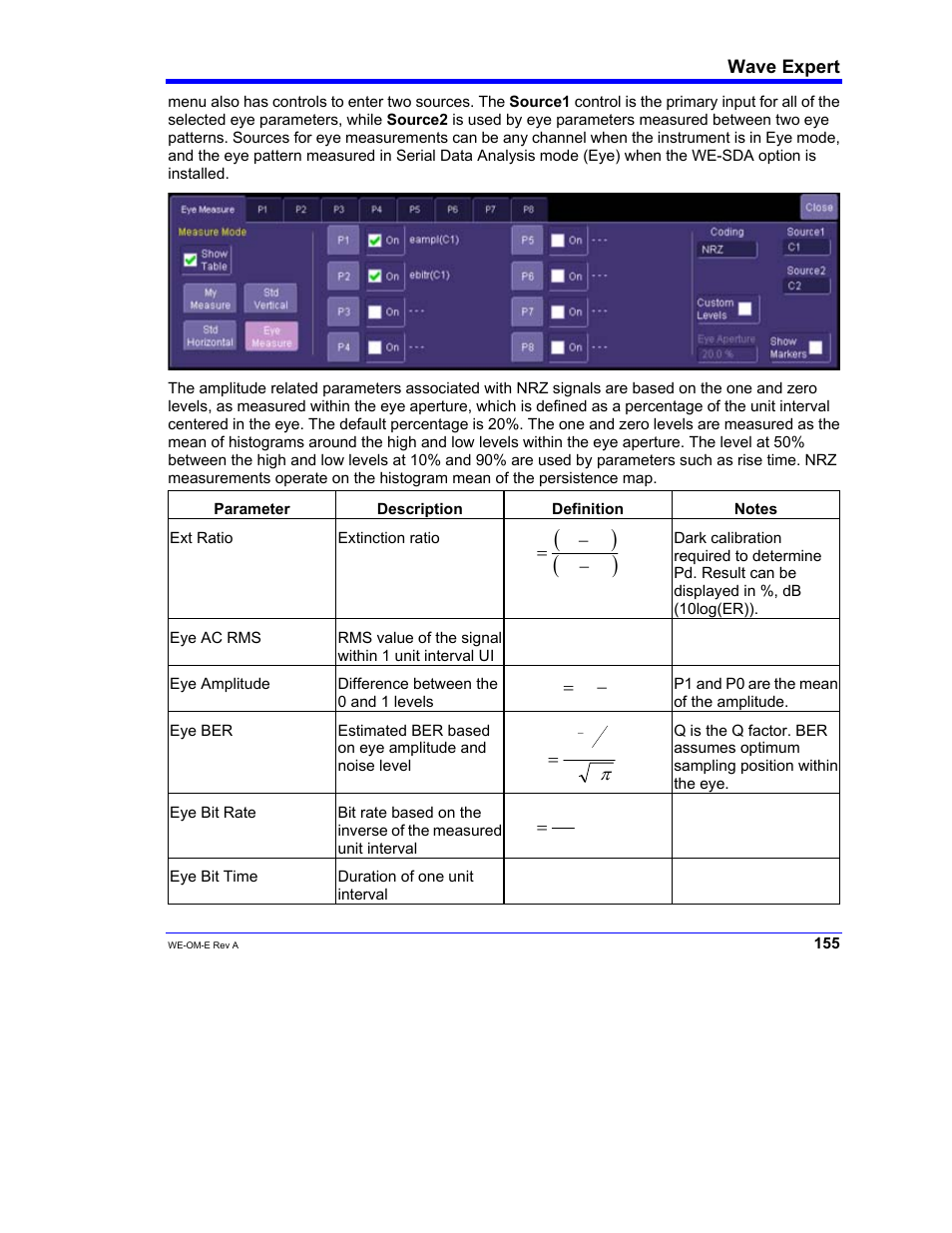 Teledyne LeCroy WaveExpert 100H Operators Manual User Manual | Page 157 / 348