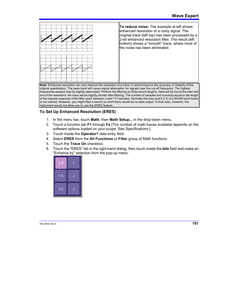Teledyne LeCroy WaveExpert 100H Operators Manual User Manual | Page 193 / 348