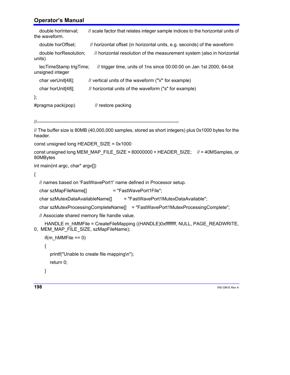 Teledyne LeCroy WaveExpert 100H Operators Manual User Manual | Page 200 / 348