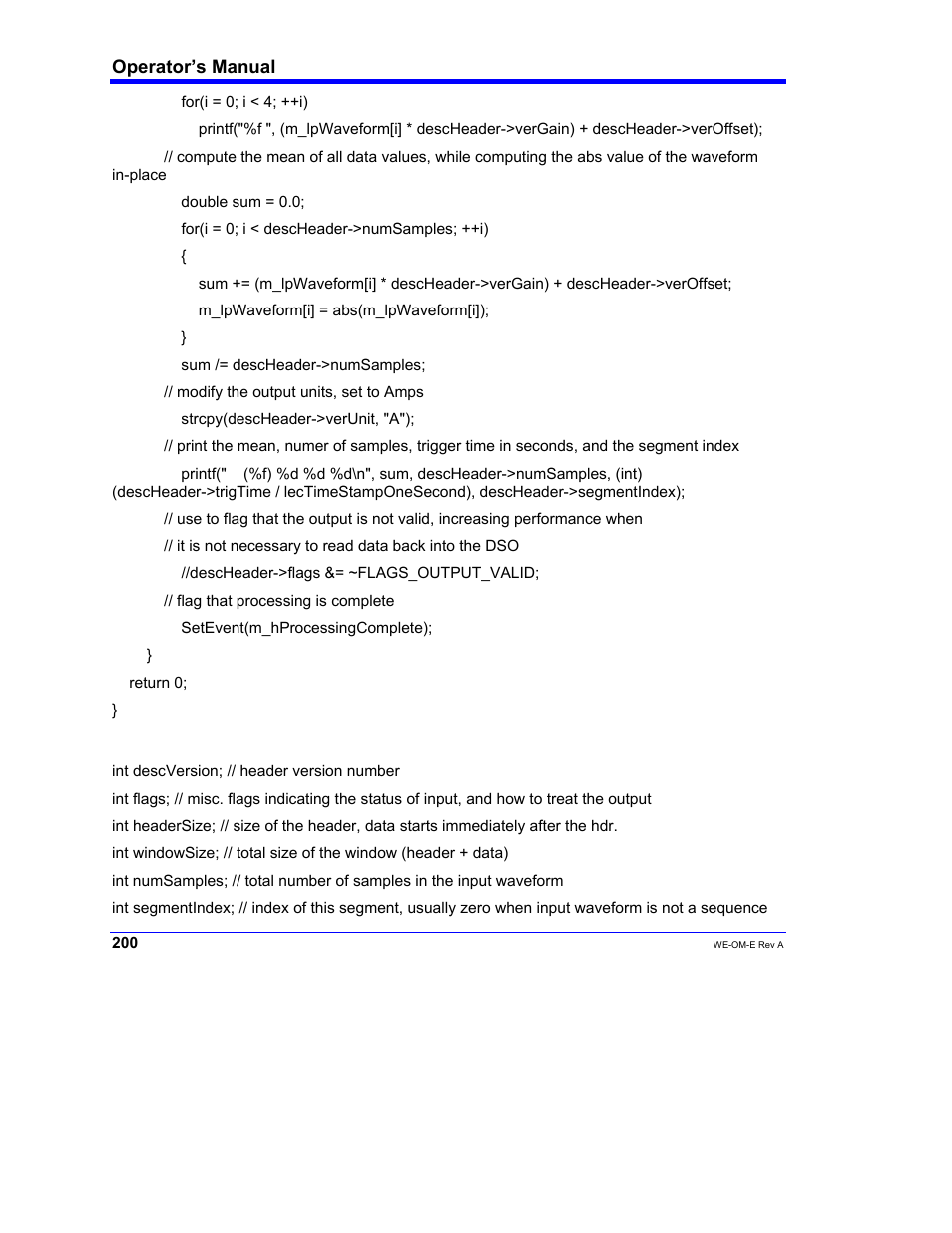 Teledyne LeCroy WaveExpert 100H Operators Manual User Manual | Page 202 / 348