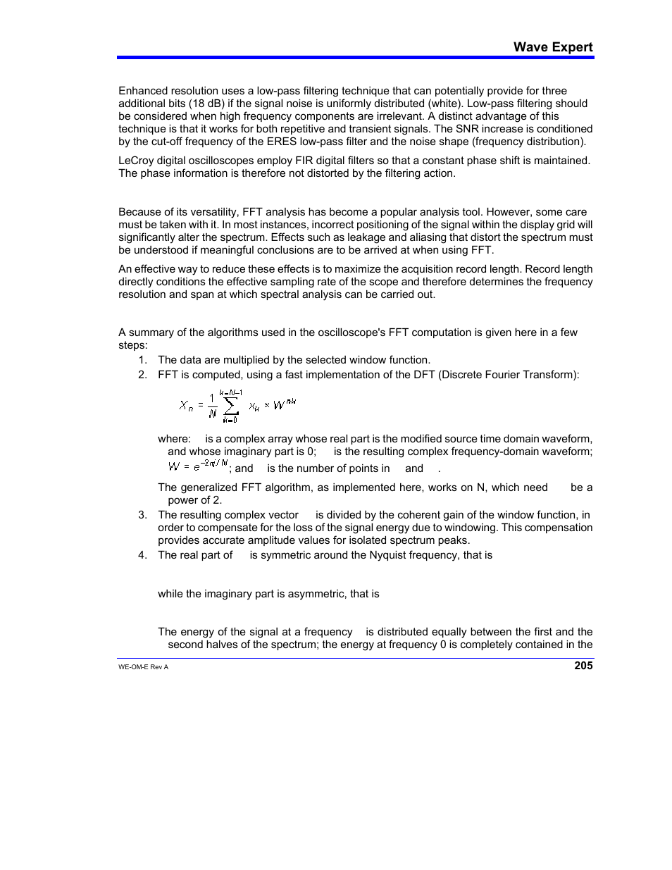 Wave expert | Teledyne LeCroy WaveExpert 100H Operators Manual User Manual | Page 207 / 348