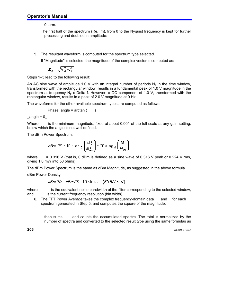 Operator’s manual | Teledyne LeCroy WaveExpert 100H Operators Manual User Manual | Page 208 / 348