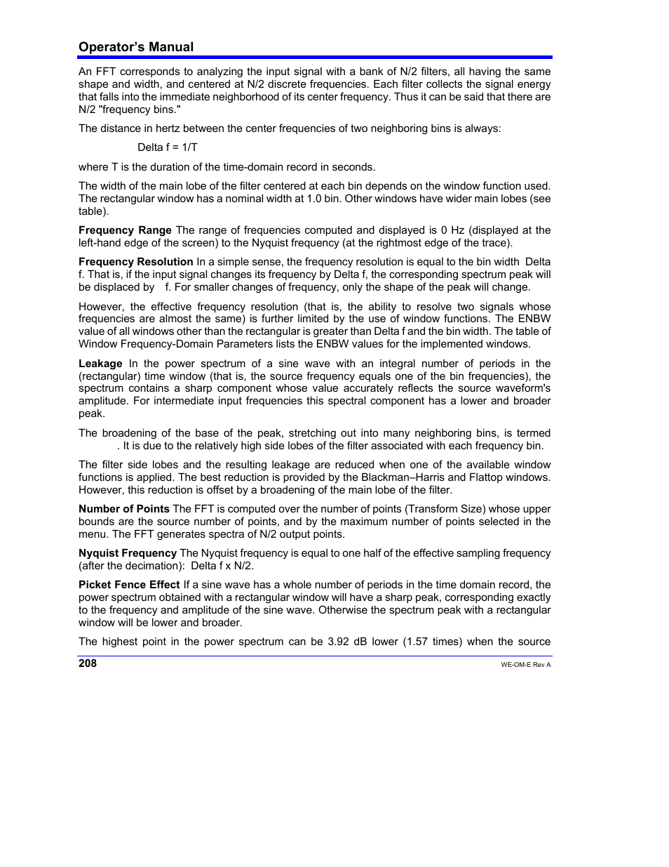 Teledyne LeCroy WaveExpert 100H Operators Manual User Manual | Page 210 / 348
