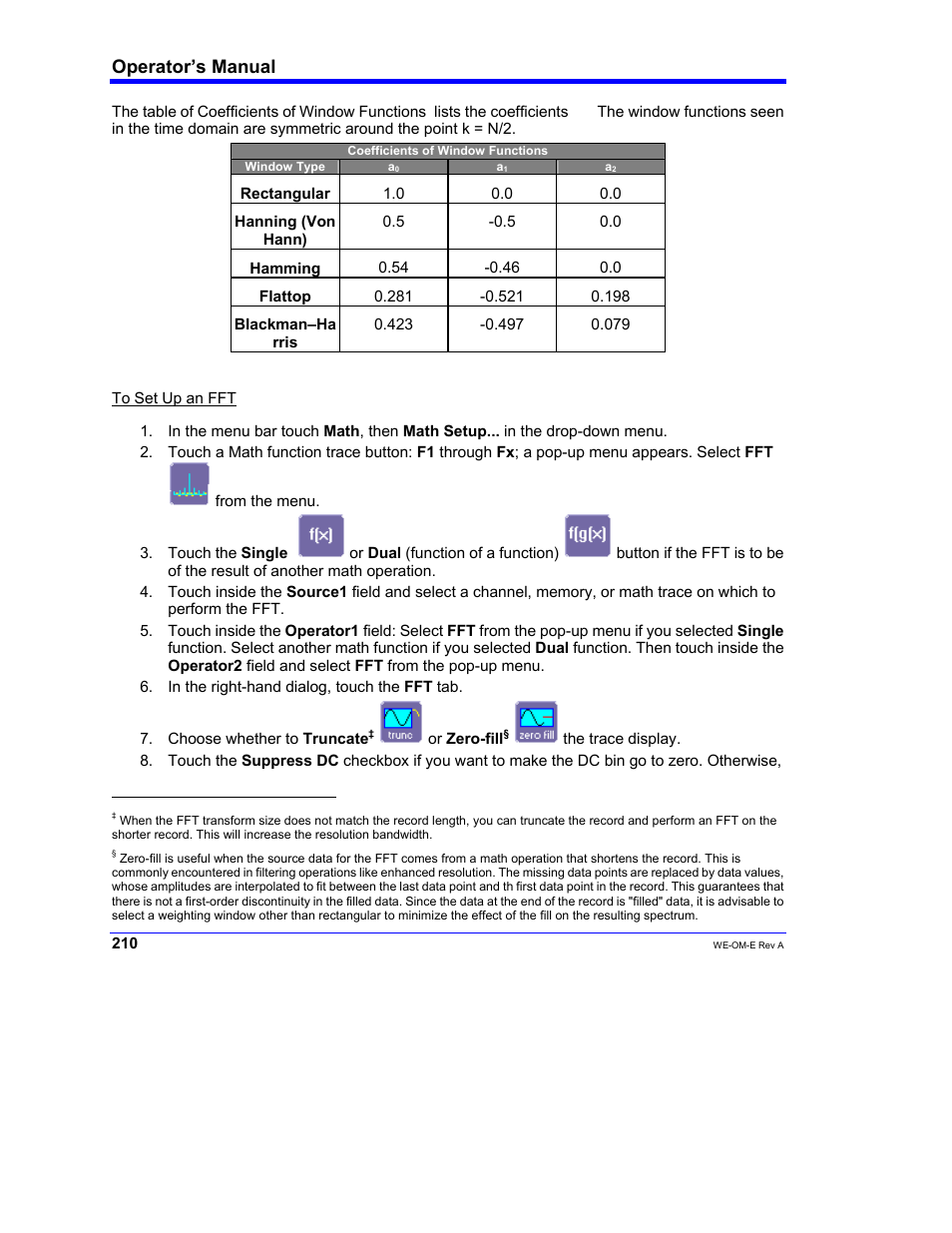 Operator’s manual | Teledyne LeCroy WaveExpert 100H Operators Manual User Manual | Page 212 / 348