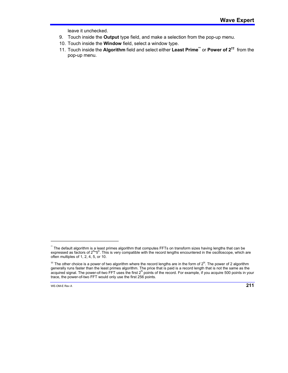 Wave expert | Teledyne LeCroy WaveExpert 100H Operators Manual User Manual | Page 213 / 348